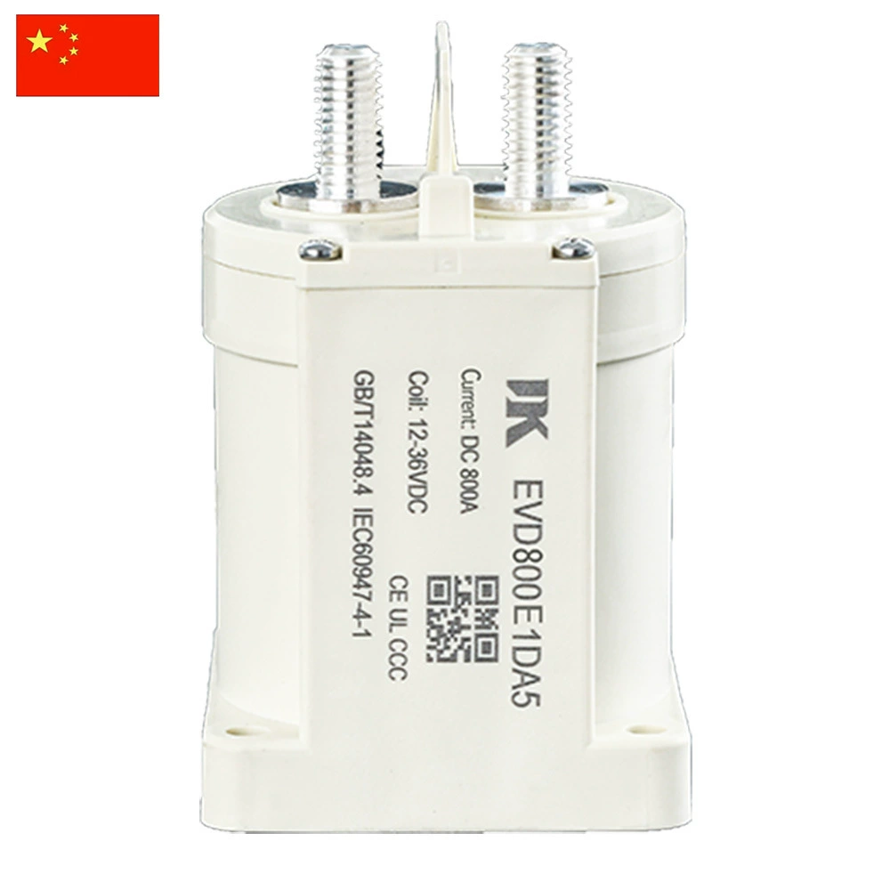 Контактор постоянного тока высокого напряжения 800А EVD800E1DA5 с дополнительным переключателем, контактор зарядки без полярности