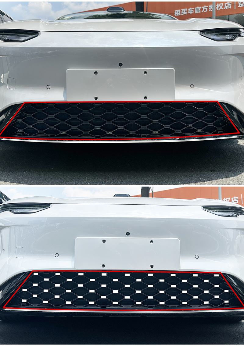 Suitable for BYD Seal 08, insect-proof grille protective net with snap-on installation, no disassembly required, modification accessories