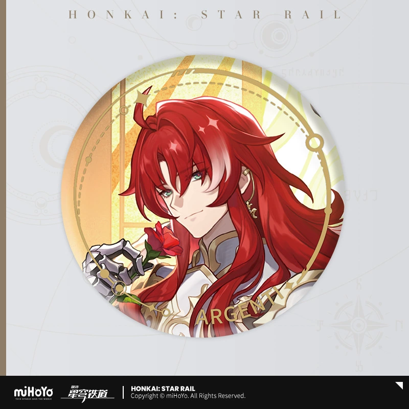 Коллекционный значок (Honkai: Star Rail) — персонаж, цветной картон на подложке, одиночный