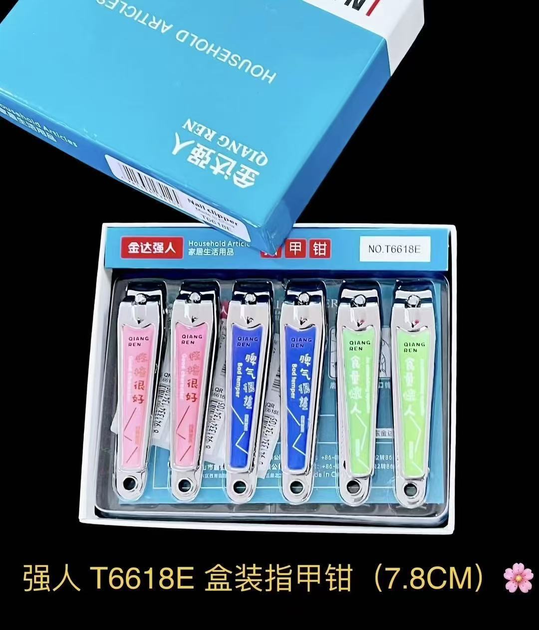 Cuchillos de uñas Jinda Strong 100 cortadores de uñas grandes, medianos y pequeños, cortaúñas de boca plana y cortaúñas de boca oblicua al por mayor