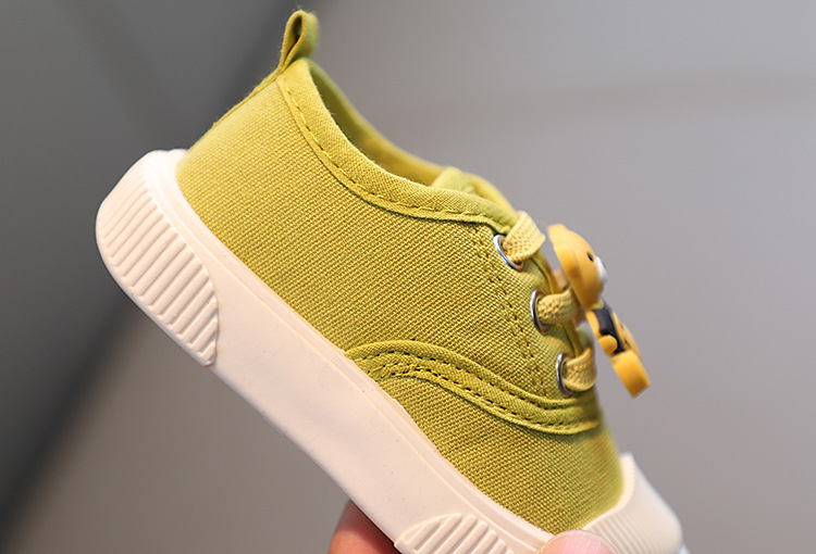 2022 Frühling Herbst Baby Cartoon Bär Weiche Sohle Walking für Jungen und Mädchen, Säuglingsschuhe, Segeltuchschuhe_voghion.com