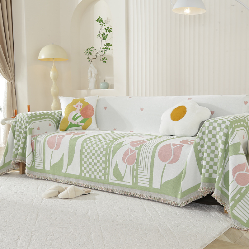 Fabricantes de cabello recto sofá toalla de sofá antideslizante cojín de sofá cuatro estaciones anti-gato universal cubierta de sofá de cubierta integral