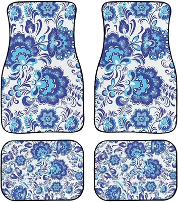 Avtomobil döşəmə paspasları — Velvet Anti-Slip - car-floor-mats-25-3344cm-two-piece-set