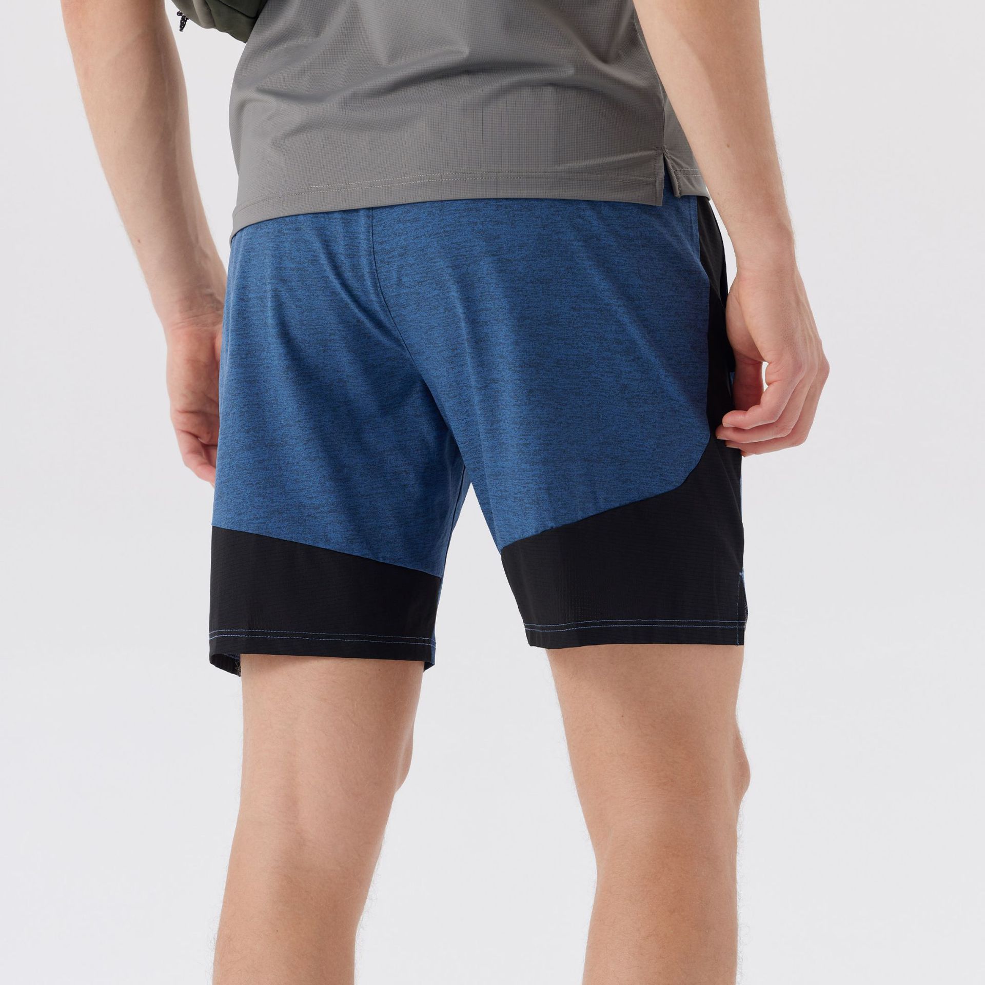Pantalones cortos deportivos de empalme para hombres verano al aire libre pantalones de correo transpirables pantalones secos rápidos pantalones deportivos de baloncesto para hombres