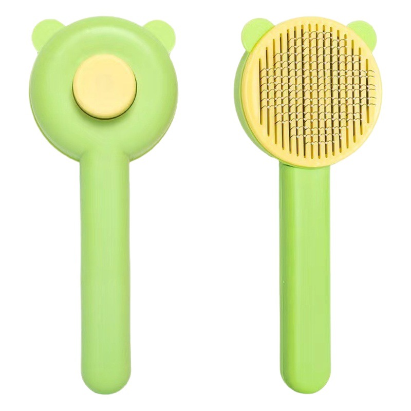 Transfronterizo nuevo peine para mascotas belleza acero aguja peine Golden Retriever Peluche suministros para mascotas aguja peine perro gato cepillo de pelo