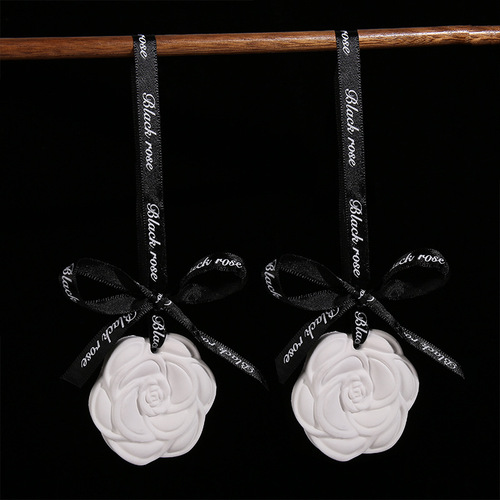 Camellia wardrobe air freshener closet plaster air freshener home hanging fragrance room incense girl car air freshener 
