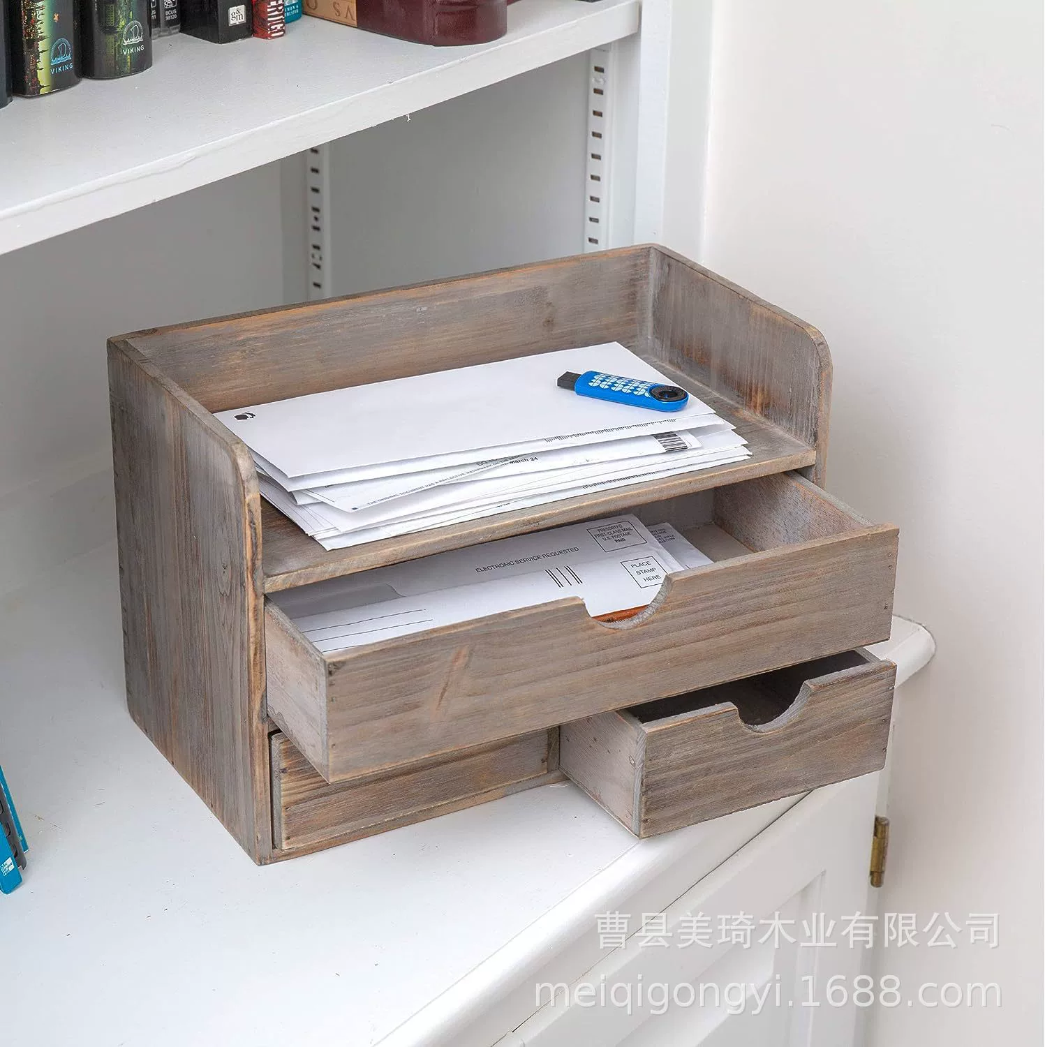 Деревянный Настольный ящик для хранения дома спальня гостиная ящик для хранения ювелирных изделий современный простой многослойный ящик для хранения с ящиком