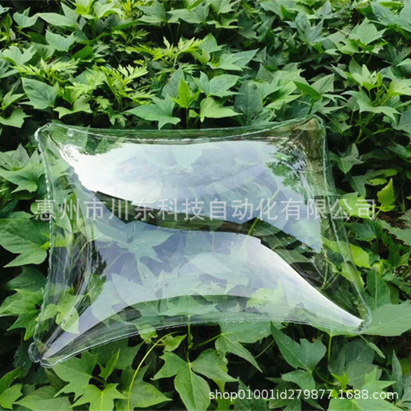 透明磨砂创意广告充气抱枕PVC防水枕头家居户外汽车靠垫折叠靠枕