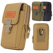 耐磨干活手机腰包男士新款户外休闲挂包穿皮带手机套战术小包批发