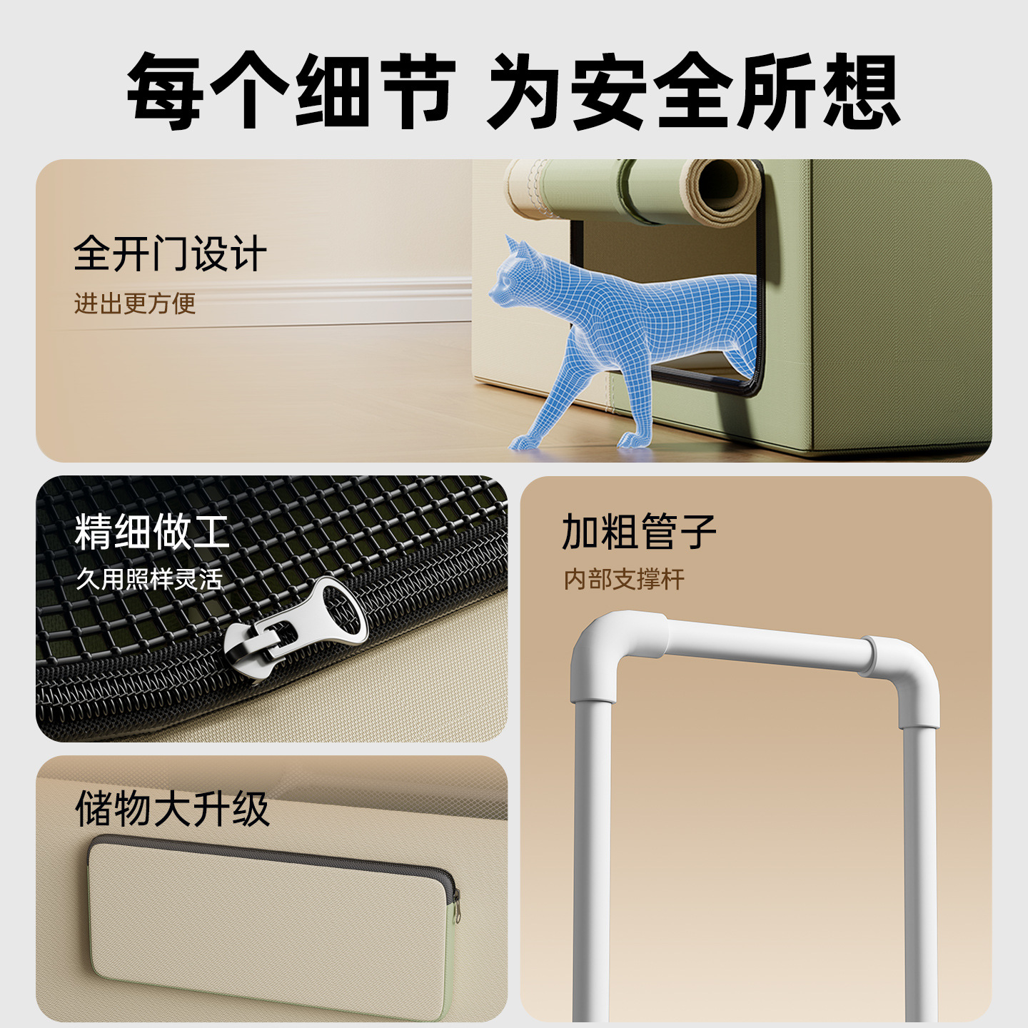 Sala de partos de gatos, nido de producción especial para madres y gatos, sala de espera de embarazo para mascotas, nido de gato de parto cerrado, tienda de aislamiento para gatos