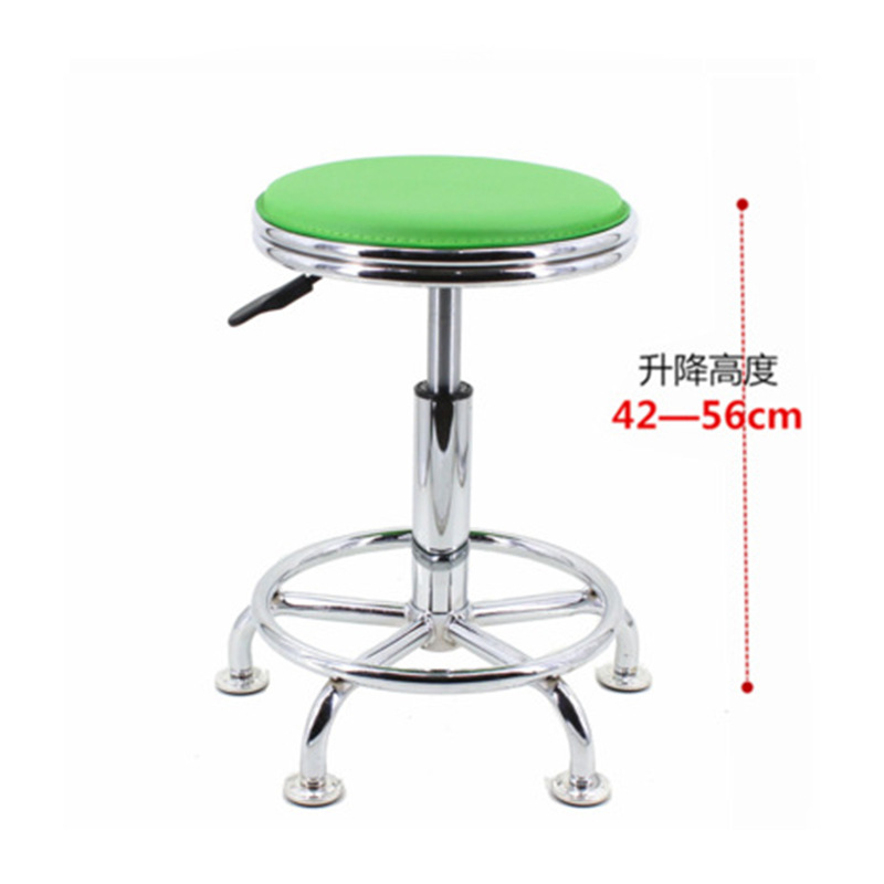Hair Salon Chair Nail Beauty Bench Elevating Swivel Bar Stool Haircut Slider Round Chair Stylish Heavy Duty Workbench