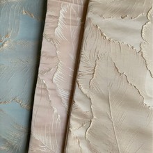 色织提花布料浮雕立体肌理中国风汉服旗袍外套服装设计师面料7703