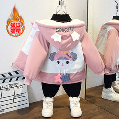 Children's Winter Coat 2023 New Thick Outerwear for Girls and Boys, Heavy Warm Fleece Cotton Jacket with Korean Style Trendy