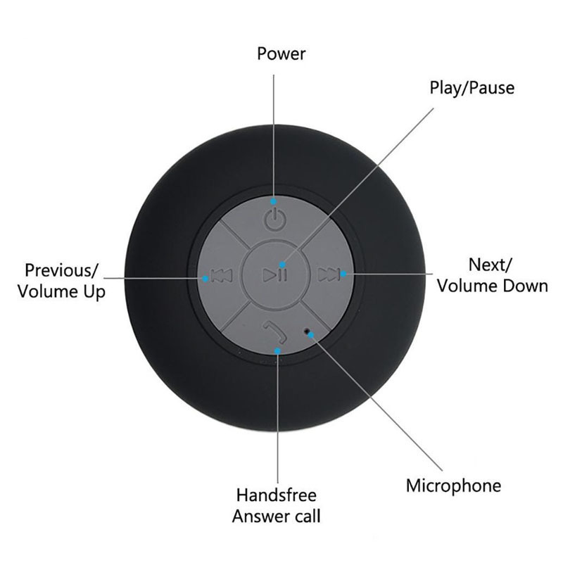源メーカーのプレゼントスピーカー携帯電話bluetooth屋外防水大吸盤bluetoothスピーカーbts 06 bluetoothオーディオ|undefined