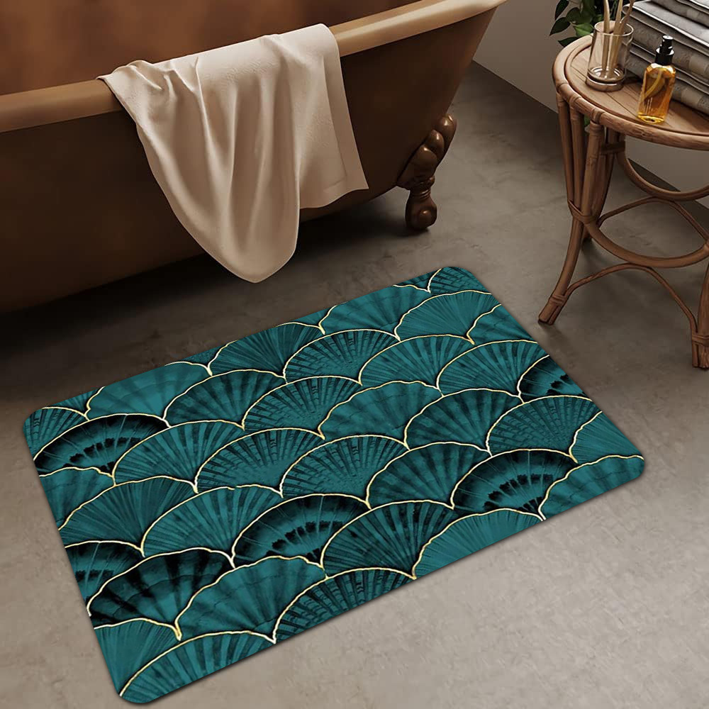 Alfombrilla de barro de diatomeas de flores tridimensionales de lujo ligero transfronterizo, alfombrilla de baño, alfombrilla de pie absorbente y antideslizante para el hogar, alfombrilla de entrada