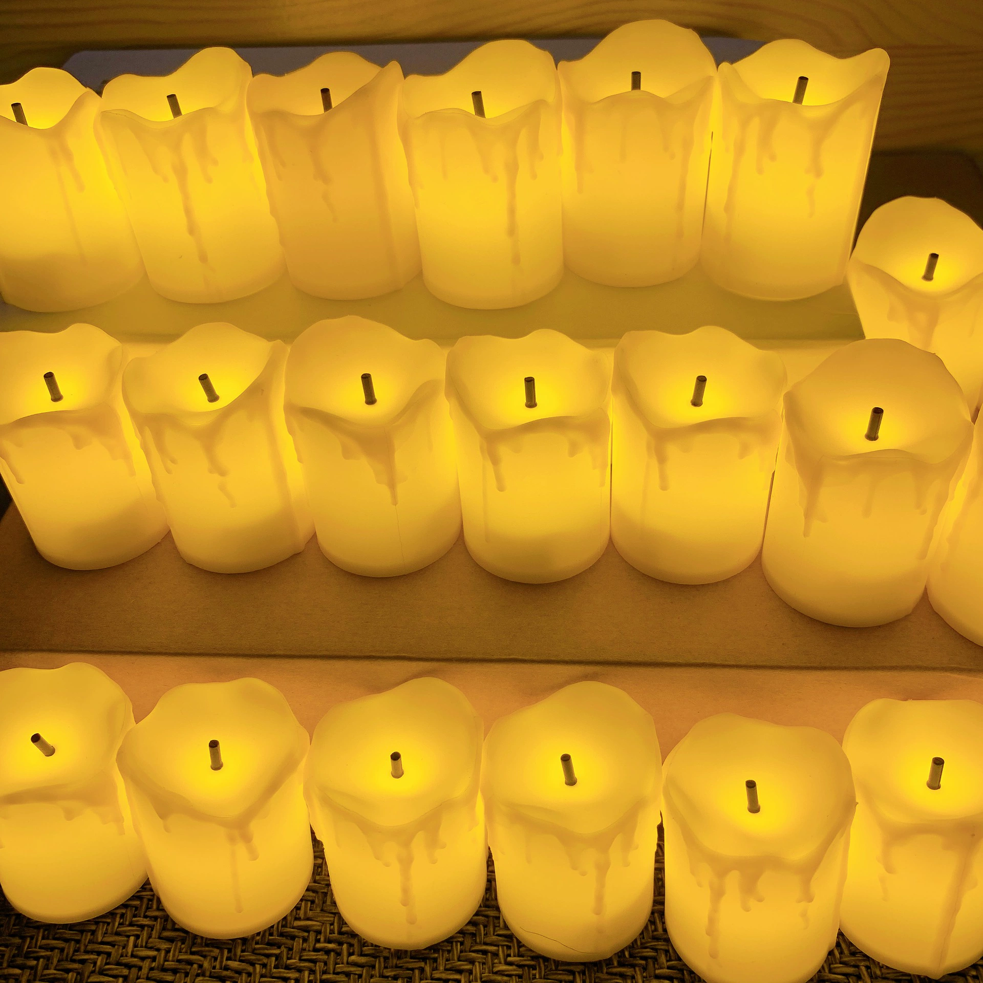 Оптовая светодиодная Электронная свеча черный сердечник имитация инъекции 5 см свеча Электронная свеча лампа свадьба день рождения свеча