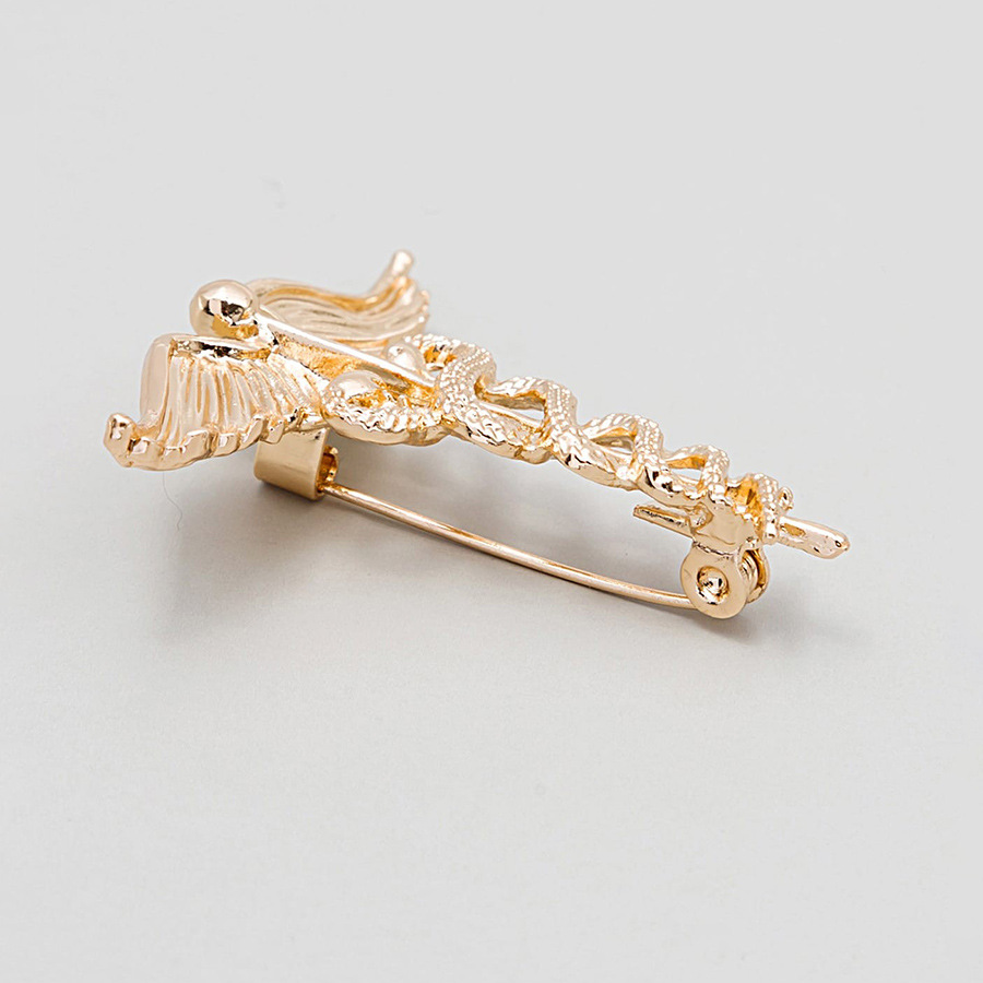 Vintage Wings Scepter Brooch For Men Stylish Suit Lapel Pin Badge_voghion.com