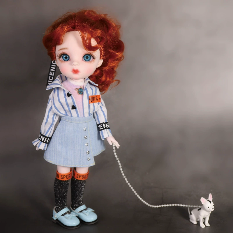 Debi 6-точечная детская кукла-ангелочек удачи BJD, имитация шарнирной замены, маленькая пухлая кукла для девочки, SD-кукла