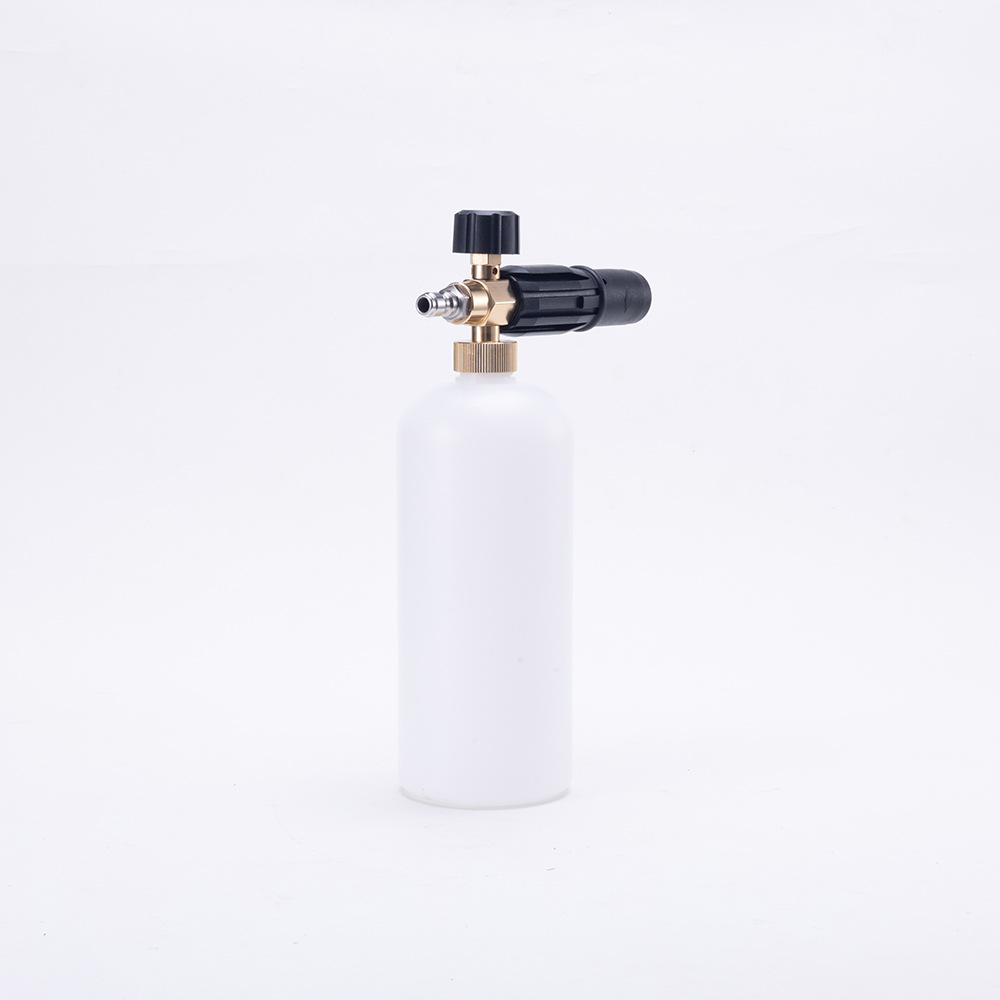 No. 4 semi-aluminum high-pressure PA foam nozzle cleaning machine foam spray gun, Taizhou nozzle for car washing with fan-shaped water output
