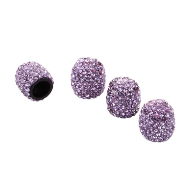 valve, Valve Cap with Diamonds, Valve - purple