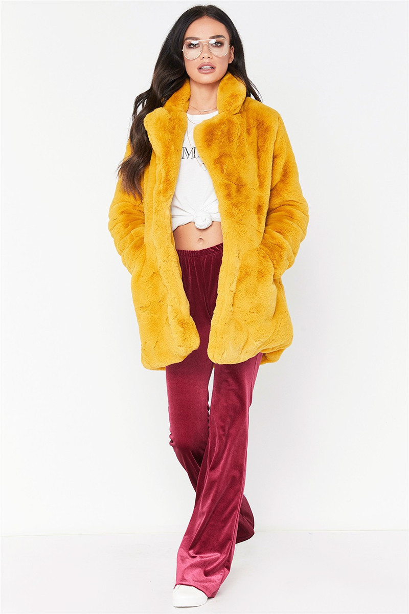new suit women's loose plush soft rabbit fur jacket_voghion.com