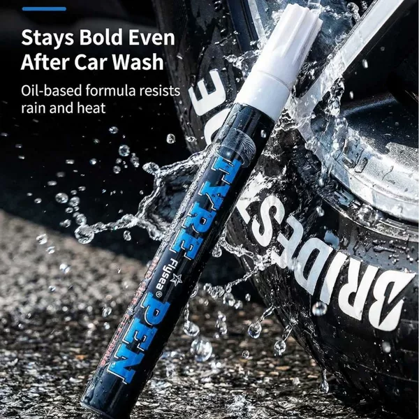 Cross-Border Tire DIY Graffiti Pen, Special Oil-Based Color-Changing Paint Pen for Car Tire Coloring, Waterproof