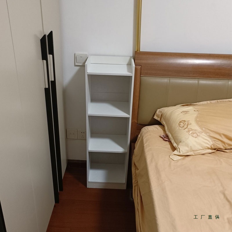 书架落地简约收纳窄缝小书柜卧室简易小型家用储物柜客厅置物架子|undefined