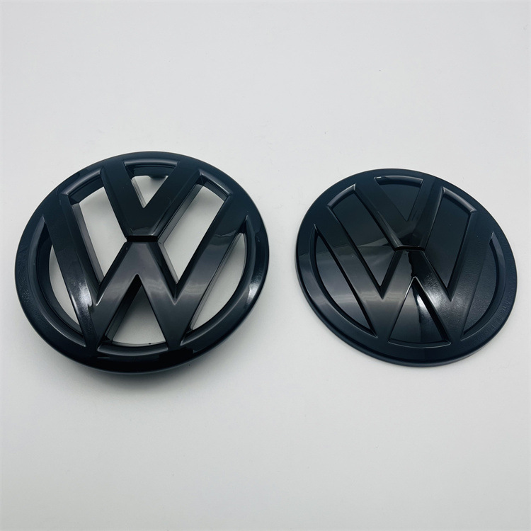 Suitable for Volkswagen Caddy Front and Rear Logo Modification, 10-15/16-20 Model Caddy Center Grille Tail Logo, Black
