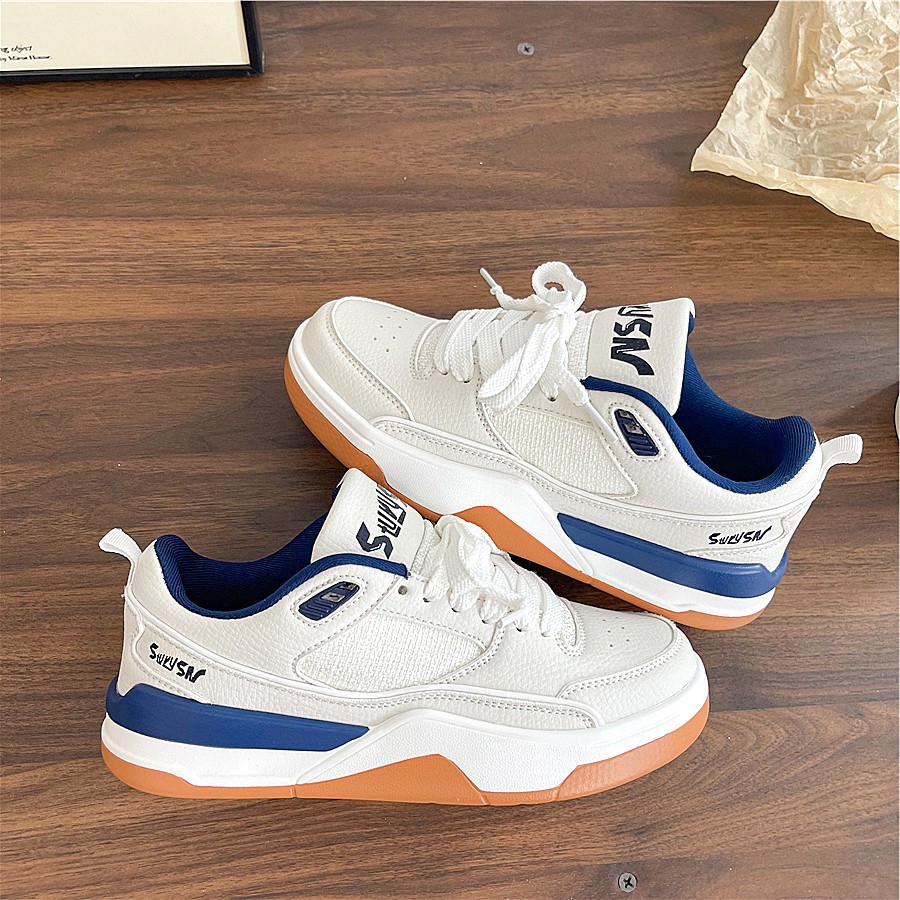 Zapatos de mujer coreanos de moda, zapatos de suela gruesa, zapatos de carreras de estilo casual, zapatos de carreras de primavera retro de mujer image 5