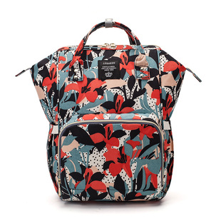 2024 New Fashion Mummy Bag Large Capacity Backpack Mother and Baby Backpack Dropshipping Portable Insulated Backpack Milk Bag Diaper Bag