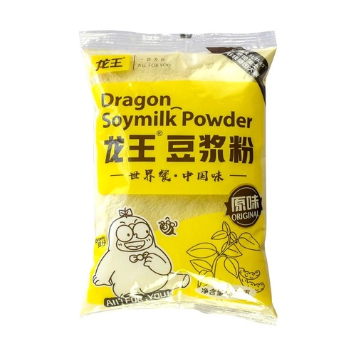 Dragon King Soy Milk Powder Original Sweet Flavor Breakfast Instant Drinkable Independent Small Packaging Bulk Wholesale Trendy Product