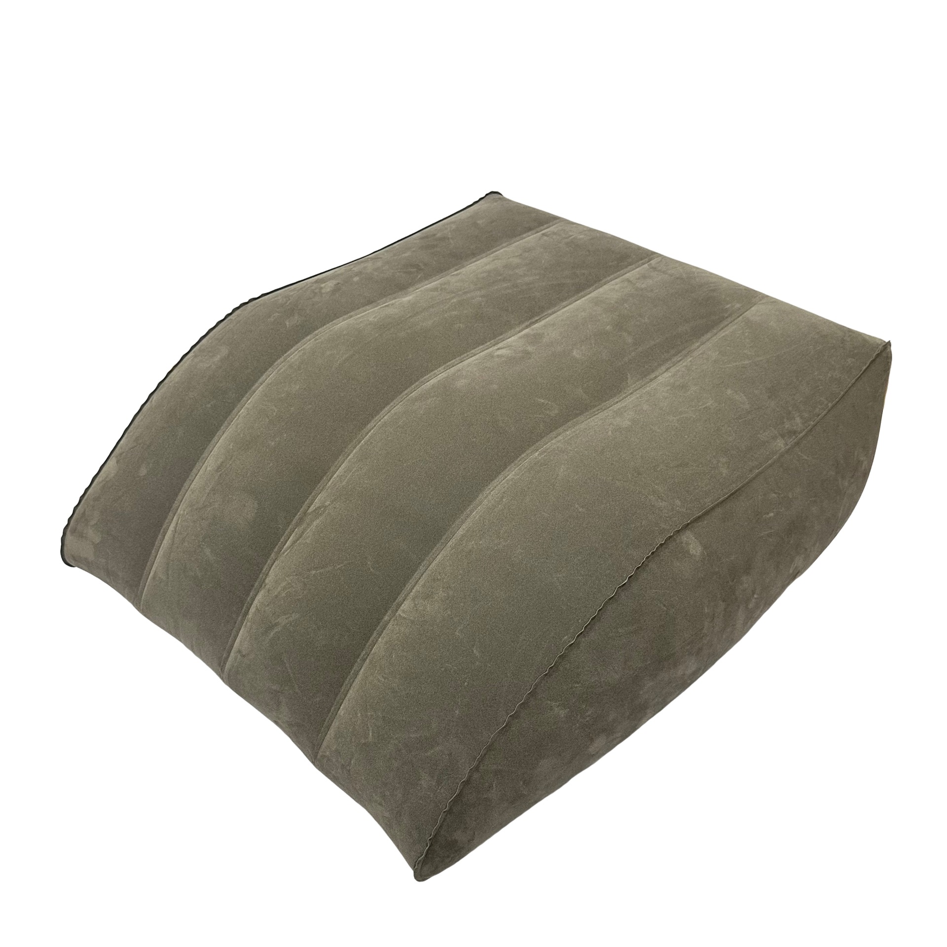 Inflatable Pvc Foot Pad, Flocked Inflatable Foot Rest, High-Speed Rail Foot Pillow, Travel Inflatable Foot Rest, Office Car Foot Rest