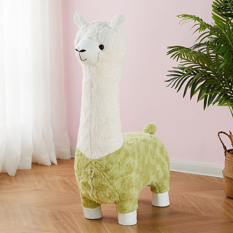 Large green [skin -friendly and thick lamb cashmere]