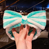 Coral headband, hair accessory for face washing with bow, Korean style, wholesale