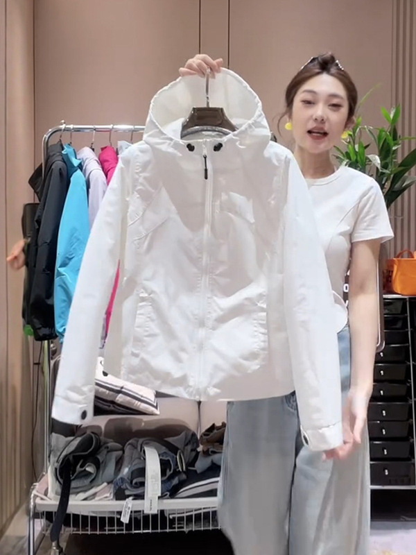 春夏薄款外套女短款小个子上衣新款女装收腰风衣夹克软壳时尚|undefined