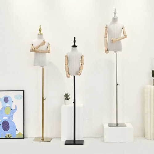 Children's model display stand Korean version of children's clothing store window props half-length clothing children's stand mannequin independent stand