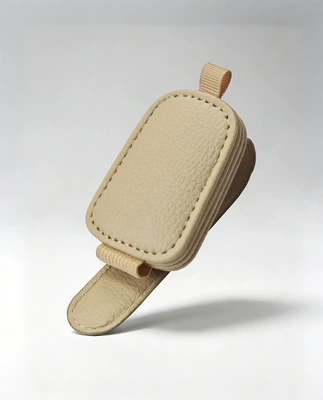 Car Sunglasses Storage Clip, Car Glasses Clip/Bill Clip - off-white
