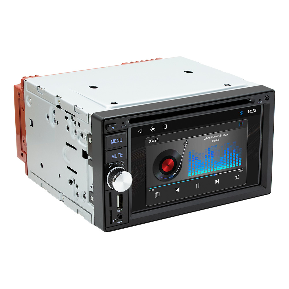 6,2 pulgadas Bluetooth MP5 host Interconexión de teléfono móvil RDS radio coche REPRODUCTOR DE DVD con cable carplay