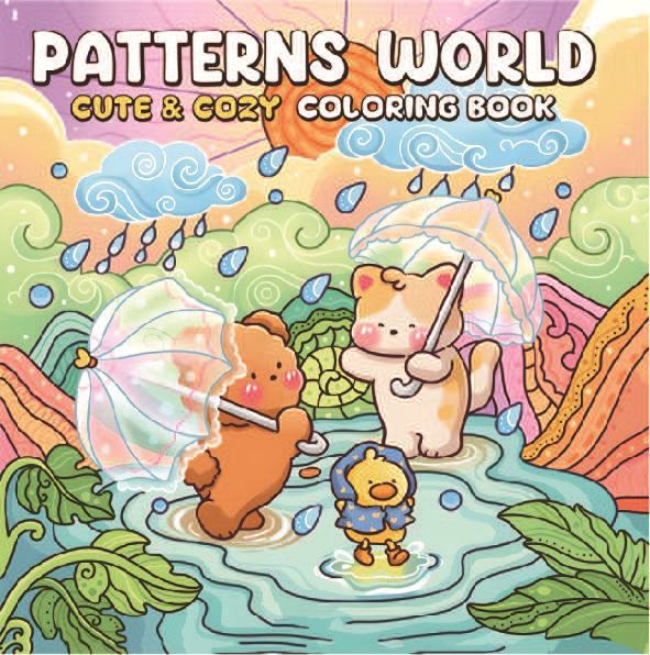 亚马逊热销Coloring Book涂色本填色本小角落怪兽系列儿童绘画本|undefined