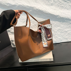 冬の大バッグ2025新型通勤レジャー斜め掛けレジ袋大容量唯美シングルバッグ