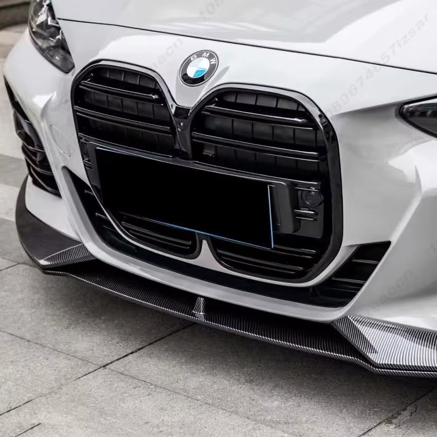 Suitable for 2021-2024 Bmw 4 Series Integrated Front Lip Modification for 2-Door G22/4-Door G26, No-Drill Front Spoiler