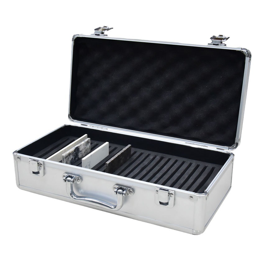 工厂直销陶瓷岩板小尺寸样品盒花岗岩石板展示手提地砖样品箱