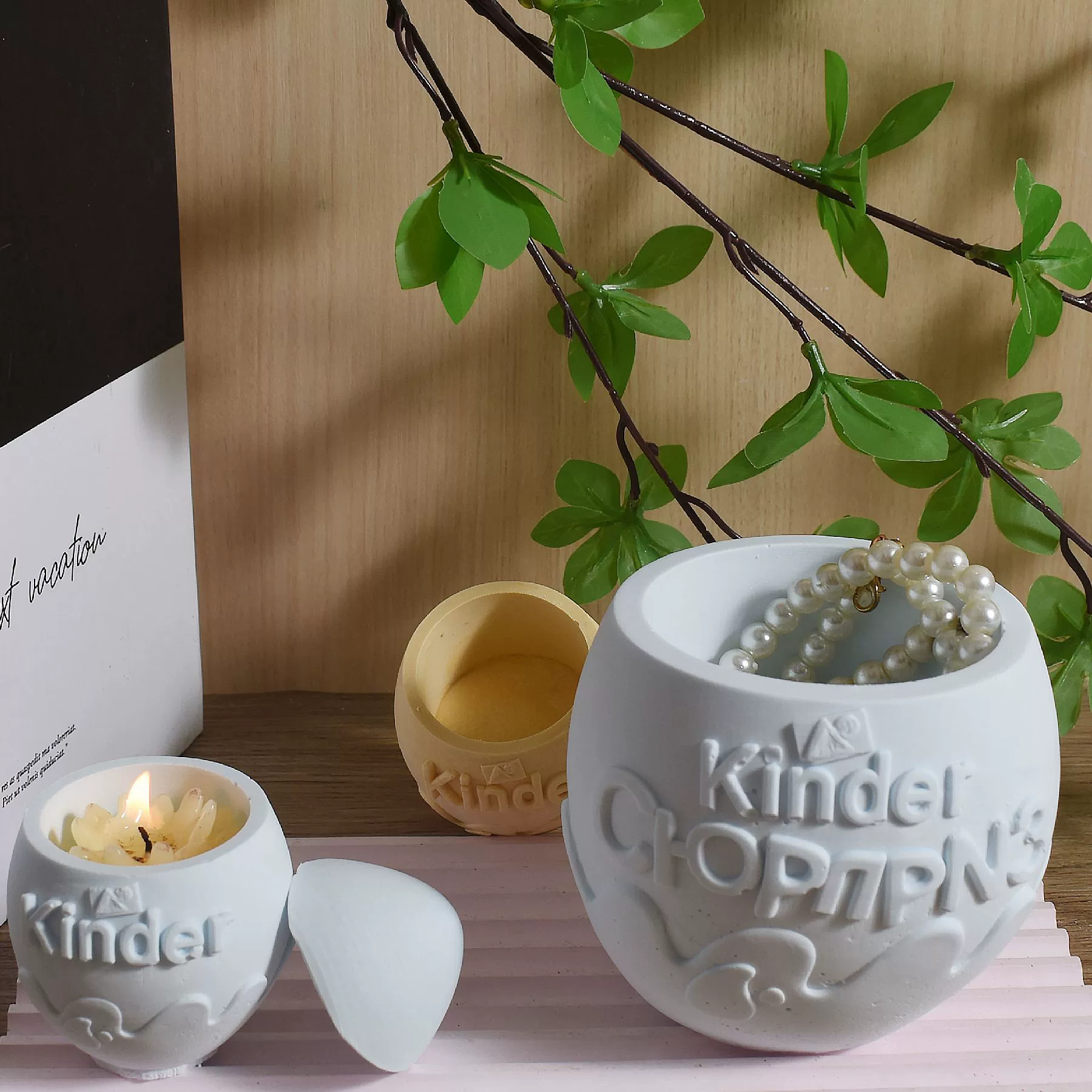 (Cross-border trading), magic egg, candle, silicone mold, storage box, DIY