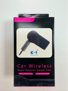 Car-mounted BT Bluetooth receiver for hands-free calling, charging while listening, 3.5mm audio Bluetooth receiver from the source manufacturer