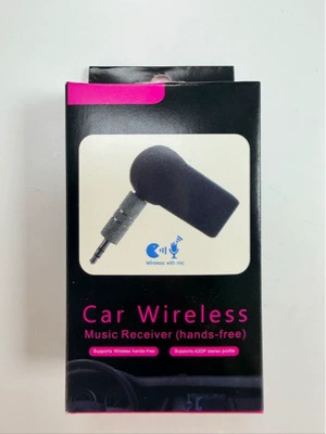 Car-mounted BT Bluetooth receiver for hands-free calling, charging while listening, 3.5mm audio Bluetooth receiver from the source manufacturer (Bluetooth Hands-free dəstləri)