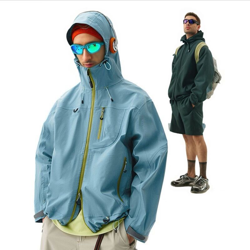 Kongshanyu Three-In-One Outdoor Hiking and Cycling Jacket for Men and Women, Windproof and Waterproof Fishing and Mountaineering Clothing