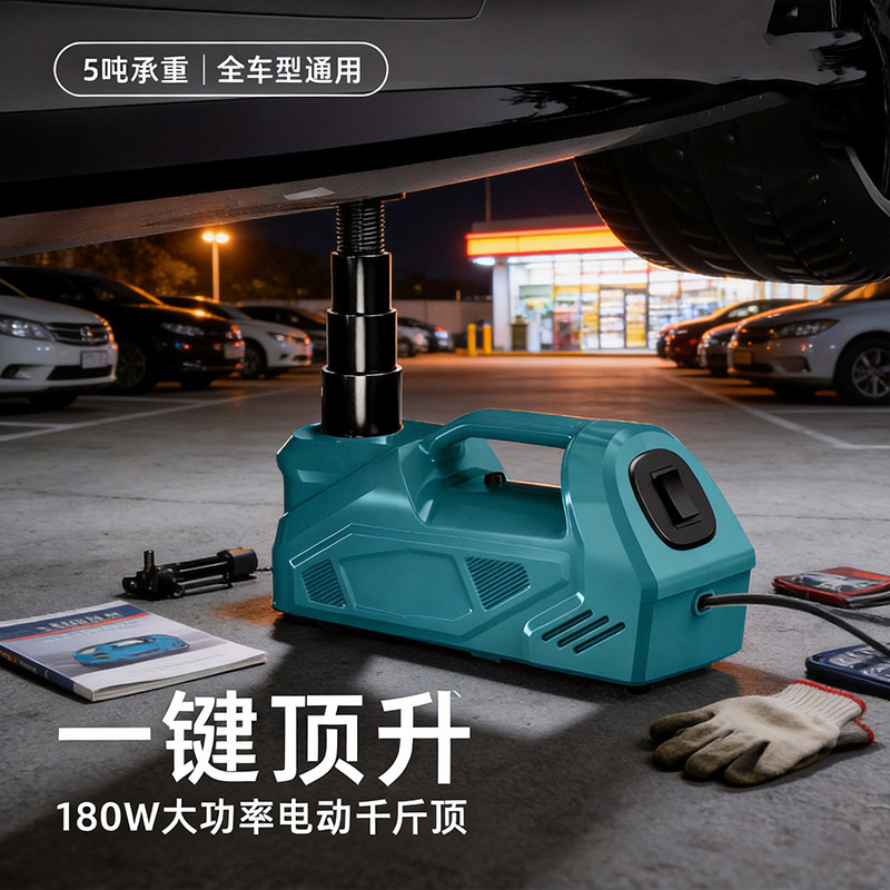 5T electric 0kg jack, car electric hydraulic 0kg jack, electric wrench, portable emergency tire changing equipment