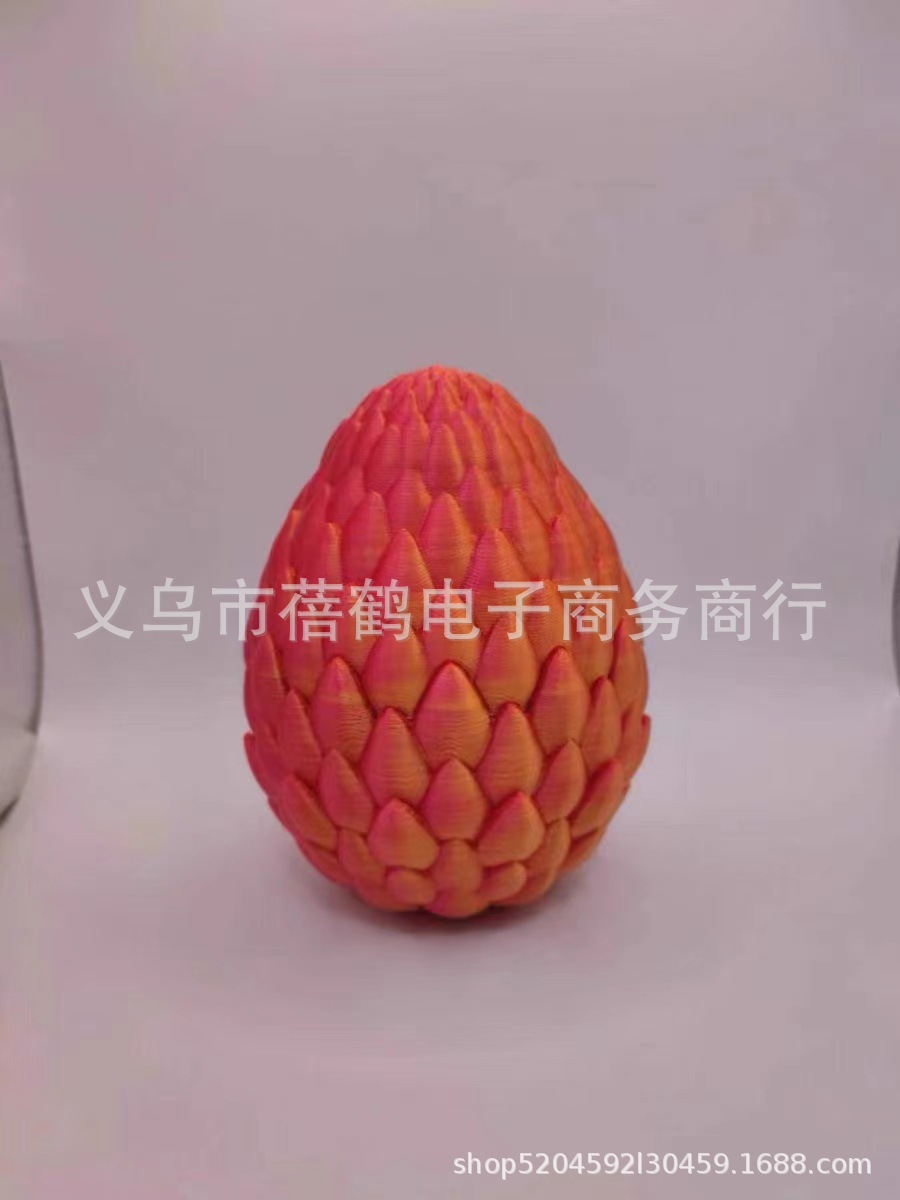 Tanque de peces paisaje decoración 3D impresión conjunta dragón chino decoración creativa conjunto dragón huevo Halloween Navidad