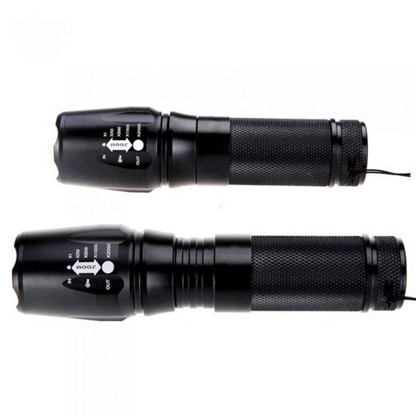Linterna 878 antigua, luz fuerte 26650 recargable de largo alcance, zoom doméstico, reflector led para exteriores t6 autodefensa image 5
