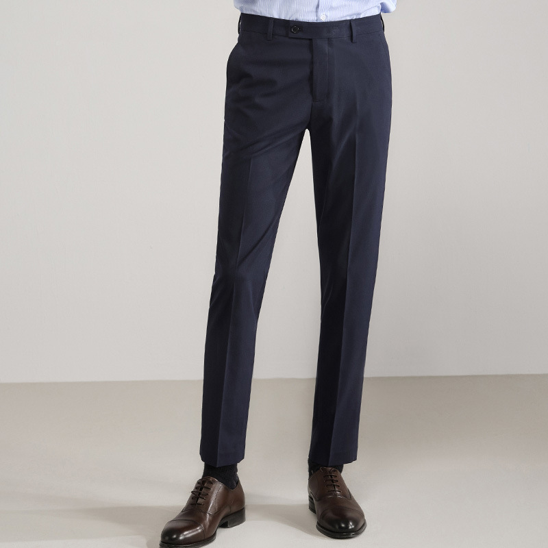 301 Men's Thin Summer Drapey Suit Pants Slim Fit Workwear Professional Business Formal Casual Trousers for Men